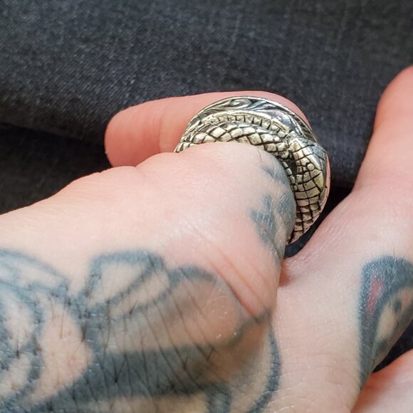 Clocks and Colours 925 silver Endless Ring size 6 - Picture 4 of 4